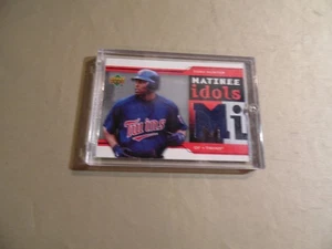 Tarjeta de camiseta 2004 Upper Deck Matinee Idols Torii Hunter #MI-HU/envío gratuito a EE. UU. - Imagen 1 de 2