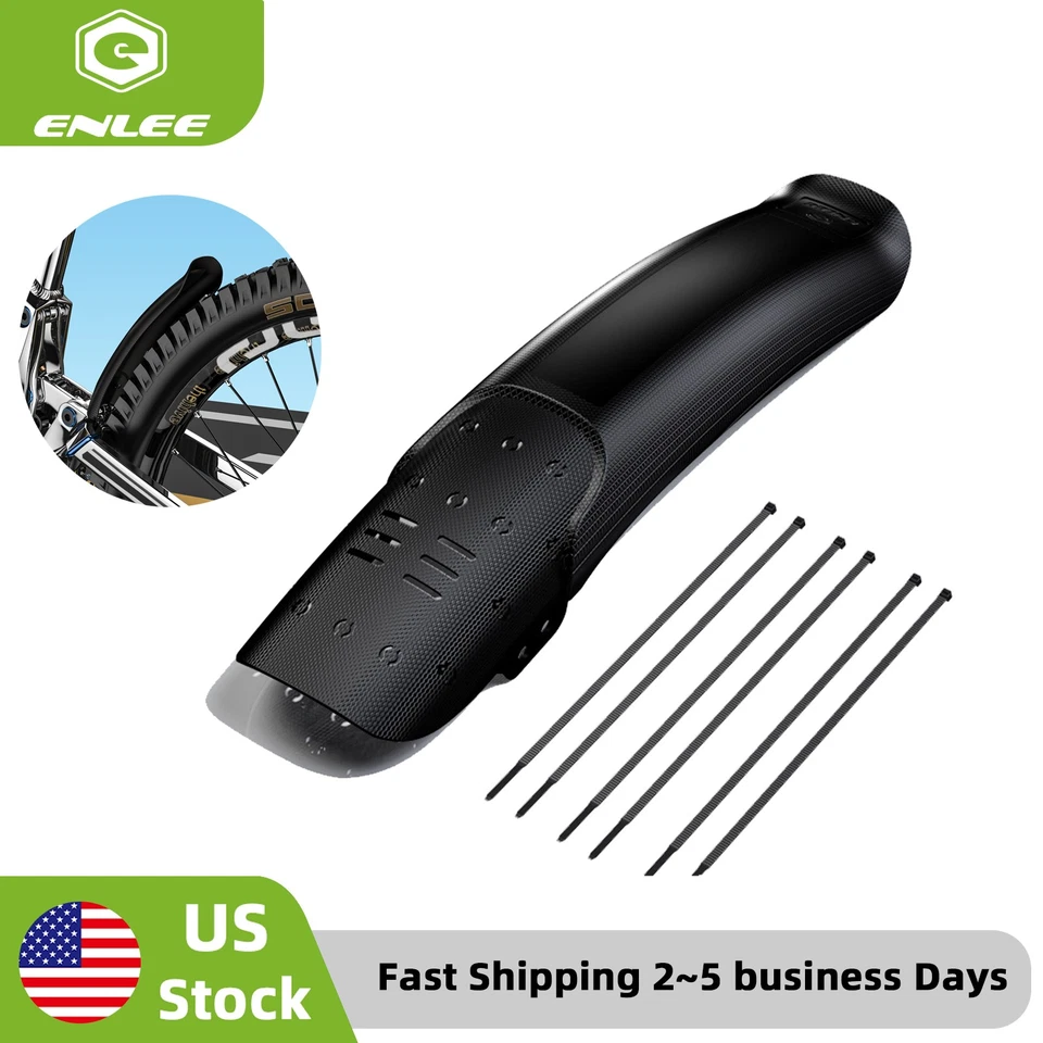 ENLEE Bicycle Widened Fenders Front/Rear Wheel Fender Mudguard Mountain Bike Kit - Image 1 of 4