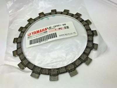 Placa de fricción de embrague genuina OEM Yamaha YZ125 YZ 125 1989-1990 3JD-16331-00 NUEVO DE STOCK Foto 1 de 4