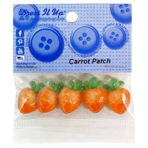 Dress It Up Embellishments-Carrot Patch - DIUBTN-11834 - Picture 1 of 3