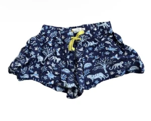 Boden Girls size 5-6Y Animal Printed Flowy Shorts with Pockets Blue White - Picture 1 of 3