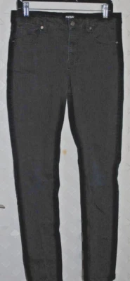 Pantalones de mezclilla para hombre DKNY talla 36x30 Stanton elásticos calce ajustado negros 5 bolsillos Foto 1 de 4
