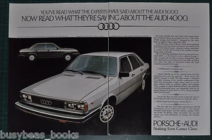 1979 AUDI 2-page advertisement for Audi 4000 & 5000 - Picture 1 of 1