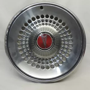 (1) VINTAGE HUBCAP 1 WHEEL COVER PONTIAC 14" STAINLESS STEEL HUBCAP WHEEL COVER - Picture 1 of 8
