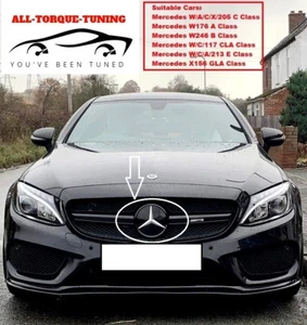 DISTINTIVO EMBLEMA CLASSE MERCEDES A B C CLA E GLA EFFETTO C63 EDIZIONE 1 STILE - Foto 1 di 3