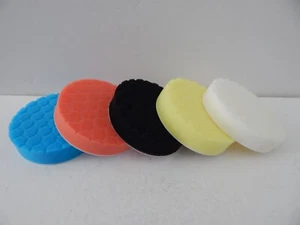 Universal 5” Auto Car Polishing Waxing Polish Foam Pad Kit 5 PCS New - Picture 1 of 2