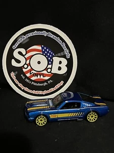 Hot Wheels 1965 Ford Mustang Fastback Blue Diecast USED NM Condition - Picture 1 of 8