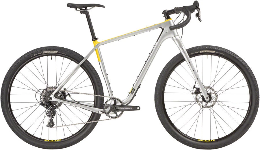 Salsa Cutthroat Carbon Apex 1 Bike - 29 Carbon Silver 52cm - Image 1 of 1