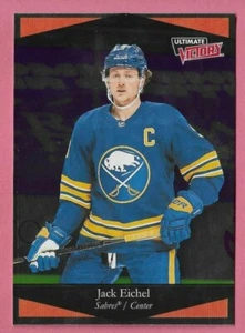 JACK EICHEL 2020-21 CUBIERTA SUPERIOR ULTIMATE VICTORY UV-2 FOILBUFFALO SABLES - Imagen 1 de 2