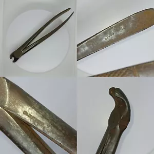 Antique Medical Dentist Tool Tooth Teeth Lower Molar Plyers Pliers Extractors - Picture 1 of 13