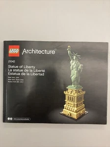 Lego Architecture Manual 21042 Statue Of Liberty Instruction Book Only - Picture 1 of 4