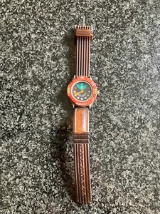 Adidas Original Herren Armbanduhr Orange Ziffernblatt Band mit Zusatzanzeigen - Bild 1 von 3