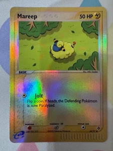 Pokemon, Mareep, Reverse Holo, EX Dragon, 64/97, MP/LP - Foto 1 di 2