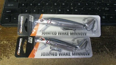 Bomber "jointed wake minnow", nip, 2 sizes, free shipping - Image 1 of 3