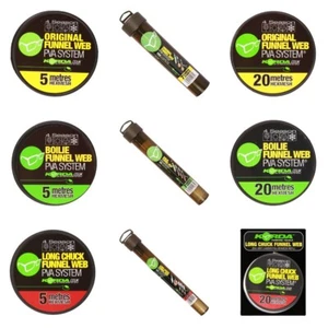 KORDA FUNNEL WEB SYSTEM or REFILL PVA MESH LONGCHUCK or BOILIE or ORIGINAL - Picture 1 of 32
