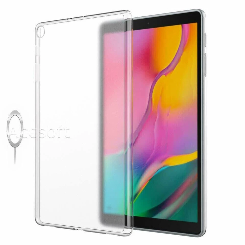 Clear Soft TPU Protective Cover Case For Samsung Galaxy TAB A 10.1" (2019) T510N - Image 1 of 1