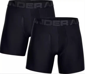 Under Armour 2 Pack Boxer 6-in Boxer Brief Black Men's XXXXXL | 5XL 1330637 001 - Picture 1 of 8