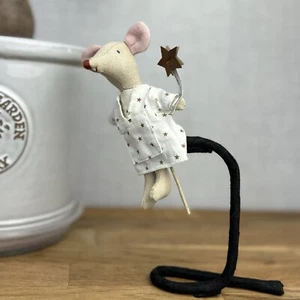 Maileg Tooth Fairy Mouse - Retired 2015 Winter - White Star Fiary 16-3789-00 - Picture 1 of 12