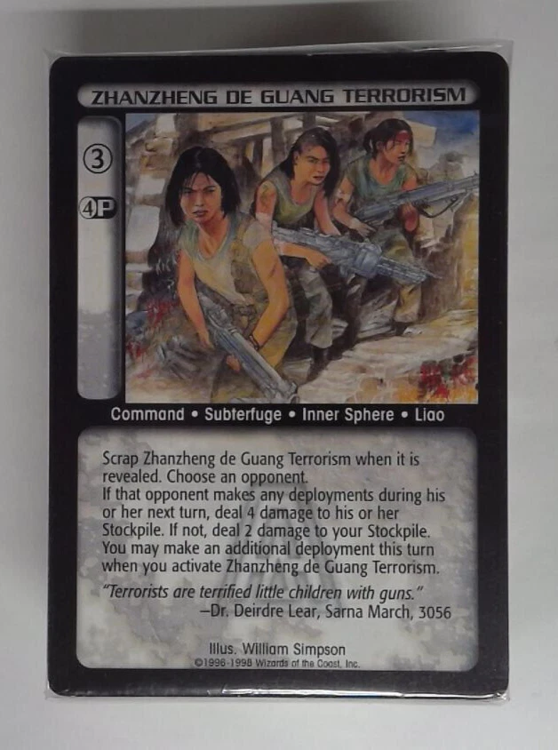 Battletech CCG/TCG Arsenal Complete 108 Card Uncommon Set 1996-1998 WOTC - Image 1 of 1