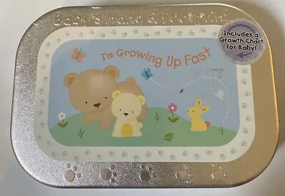 Carter's 🍼Child of Mine -Baby's Hand and Foot Plaster Print Kit-w/Growth Chart - Image 1 of 2