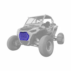 2019+ RZR XP1000 Custom Billet Aluminum Grille USA Made Polaris XP Turbo S Blue - Picture 1 of 6