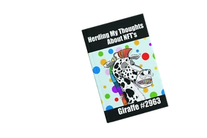 Herding My Thoughts Giraffe Blank Color Booklet Journal Trading Card of Cover - Bild 1 von 8