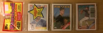 Pacote 1988 George Bell John S Greg Maddux Blue Jays Dan Schatzeder Johnny Ray - Imagem 1 de 2