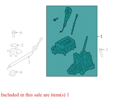 Conjunto de palanca de cambios automática Mercury Mariner 2008-2012 usado 8L8Z7210B OEM Foto 1 de 4