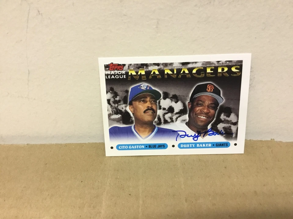 Dusty Baker Autographed Card - 1993 Topps Baseball - San Francisco Giants - Image 1 of 1