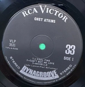 Chet Atkins Feel Fine Compact Country Jukebox 33 RCA Victor 3531 Mini LP - Picture 1 of 6