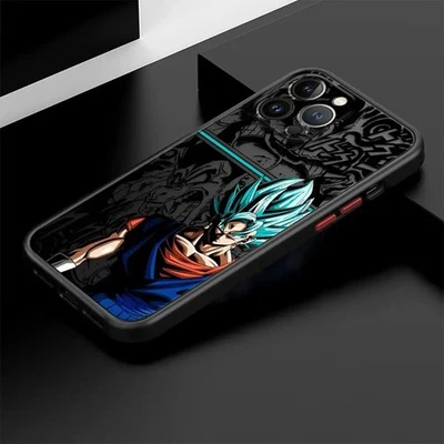 Funda blanda para teléfono Anime Goku para iPhone 16 15 14 13 12 11 Plus Mini Ultra Foto 1 de 3