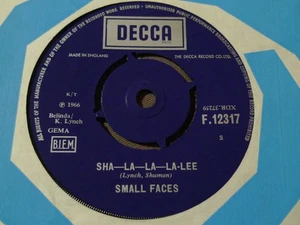 THE SMALL FACES-SHA-LA-LA-LA-LEE-DECCA UNP - Picture 1 of 2
