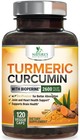 Turmeric Curcumin 2600mg w/ BioPerine Black Pepper Triple Strength Capsules