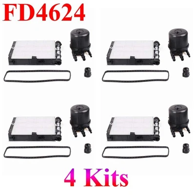 4PC For Ford F250 F350 F450 F550 Super Duty 6.7 17-20 Fuel Filter Element FD4624 Foto 1 de 4