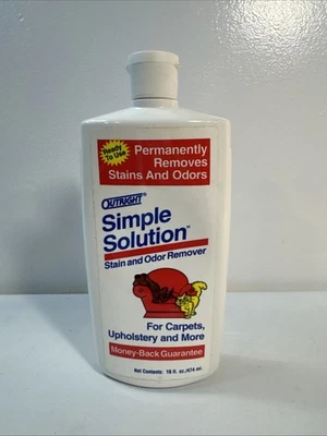 Limpiador completo de manchas y olores Outright Simple Solution 1990 de colección 16 oz 80 % EE. UU. Foto 1 de 4