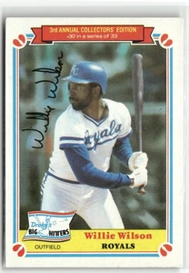 1983 Topps Drake's Big Hitters #30 Willie Wilson Kansas City Royals - Picture 1 of 2