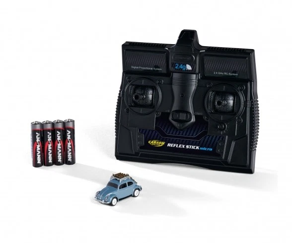 VW Käfer Wintersport 1 87 – Mini RC-Kultauto mit LED & 2.4 GHz Carson 500504149