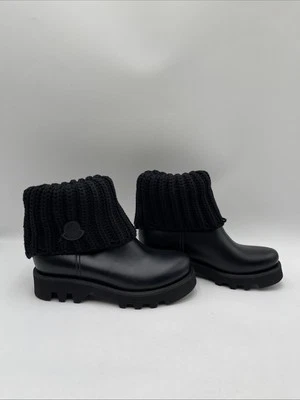 Moncler Ginette Botas de Lluvia para Mujer Negras Talla 35 Foto 1 de 4