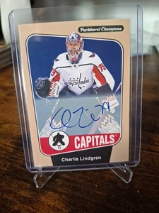 2024-25 UD Parkhurst Champions CHARLIE LINDGREN Autograph #17 - Picture 1 of 2