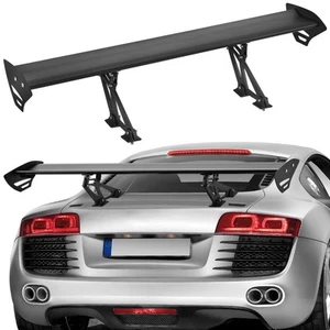 43.3'' AluminumUniversal Spoiler GT Style Racing Trunk Wing Angle Adjustble - Picture 1 of 12