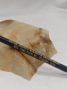 Lápiz de madera sin afilar de colección Wayne County Sheriff's Department Wooster Ohio - Imagen 1 de 5