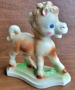 Cerámica de diamantes vintage Rempel Frisky The Pony Horse años 50 - Imagen 1 de 9