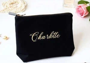Cosmetic, Wash, Make Up Bag Personalised - great for Gifts, Birthdays, Weddings - Picture 1 of 5