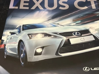 The Lexus CT Range Car Sales Info Brochure Frameable March 2016 - Image 1 of 4