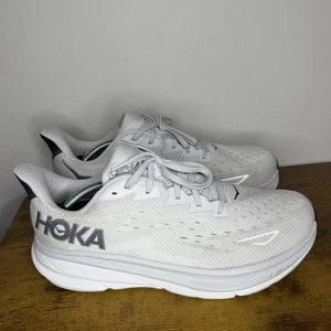 Hoka One One Clifton 9 Running Shoes Men’s Size 12.5 EE Wide Grey - Picture 1 of 7