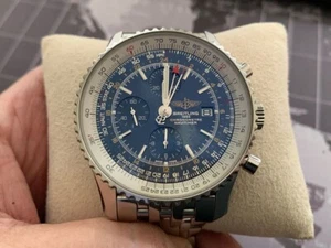 BREITLING Navitimer 46mm World Chrono GMT – VGC! - Picture 1 of 8