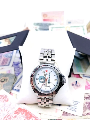 🚀 Редкие командирские часы Юрий Гагарин Восток Восток командирские военные СССР 🛠 - Изображение 1 из 4