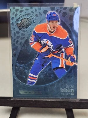 2022-23 SKYBOX METAL UNIVERSE DYLAN HOLLOWAY BLUE SPECTRUM FX ROOKIE RC OILERS🔥 - Image 1 of 3