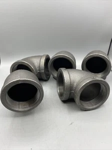 MALLEABLE PIPE FITTING 90 DEGREE ELBOW BLACK 🔥LOT OF 22🔥 P/N 45016 FREE SHIP.. - Picture 1 of 6