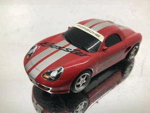 SCALEXTRIC C2478 PORSCHE BOXSTER SLOT CAR -RED+SILVER STRIPE 1:32- FAIR - 411 - Picture 1 of 6